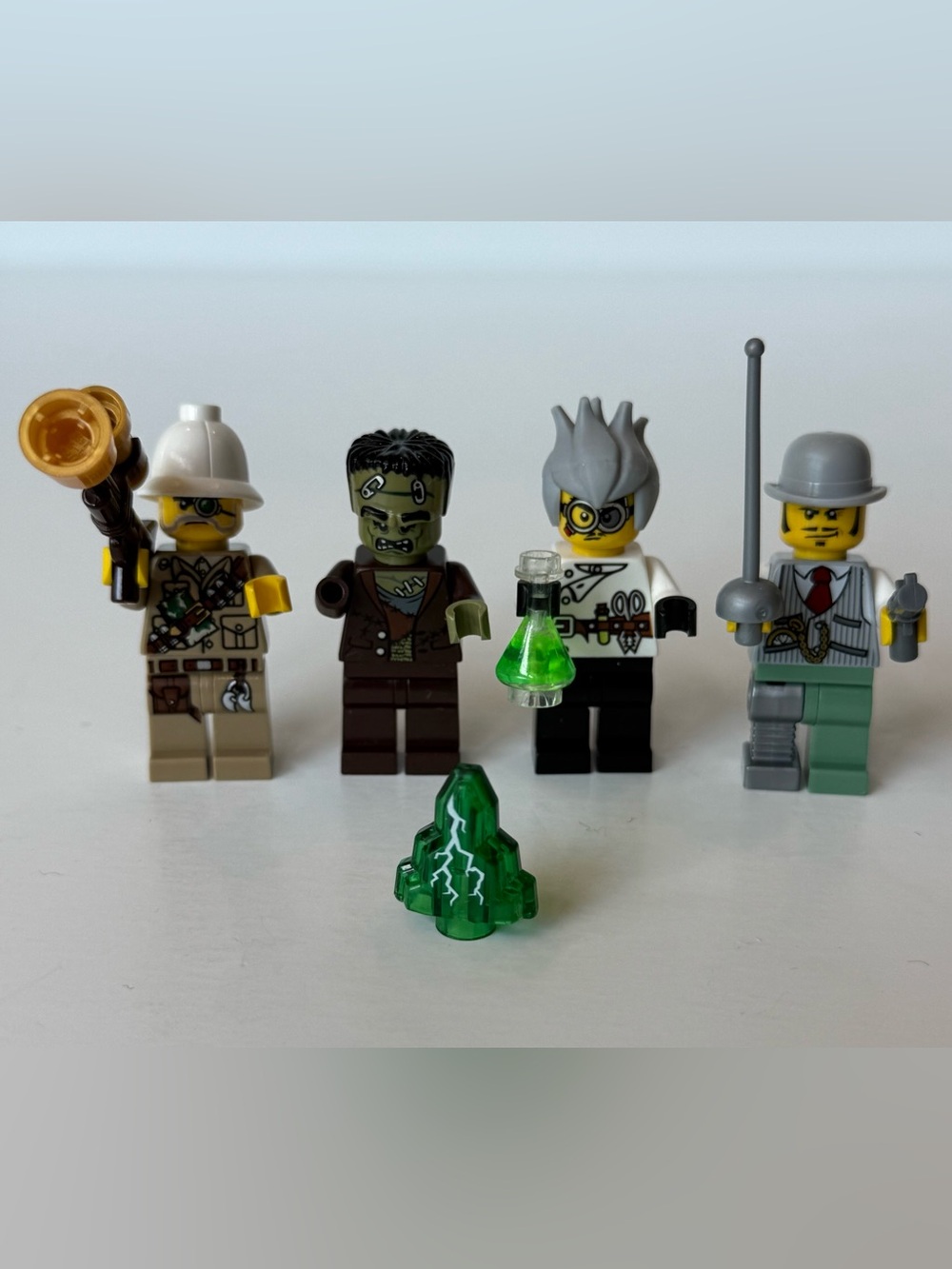 Lego Monster Fighters 9466 The Crazy Scientist & Monster Minifigures Lot Of 4